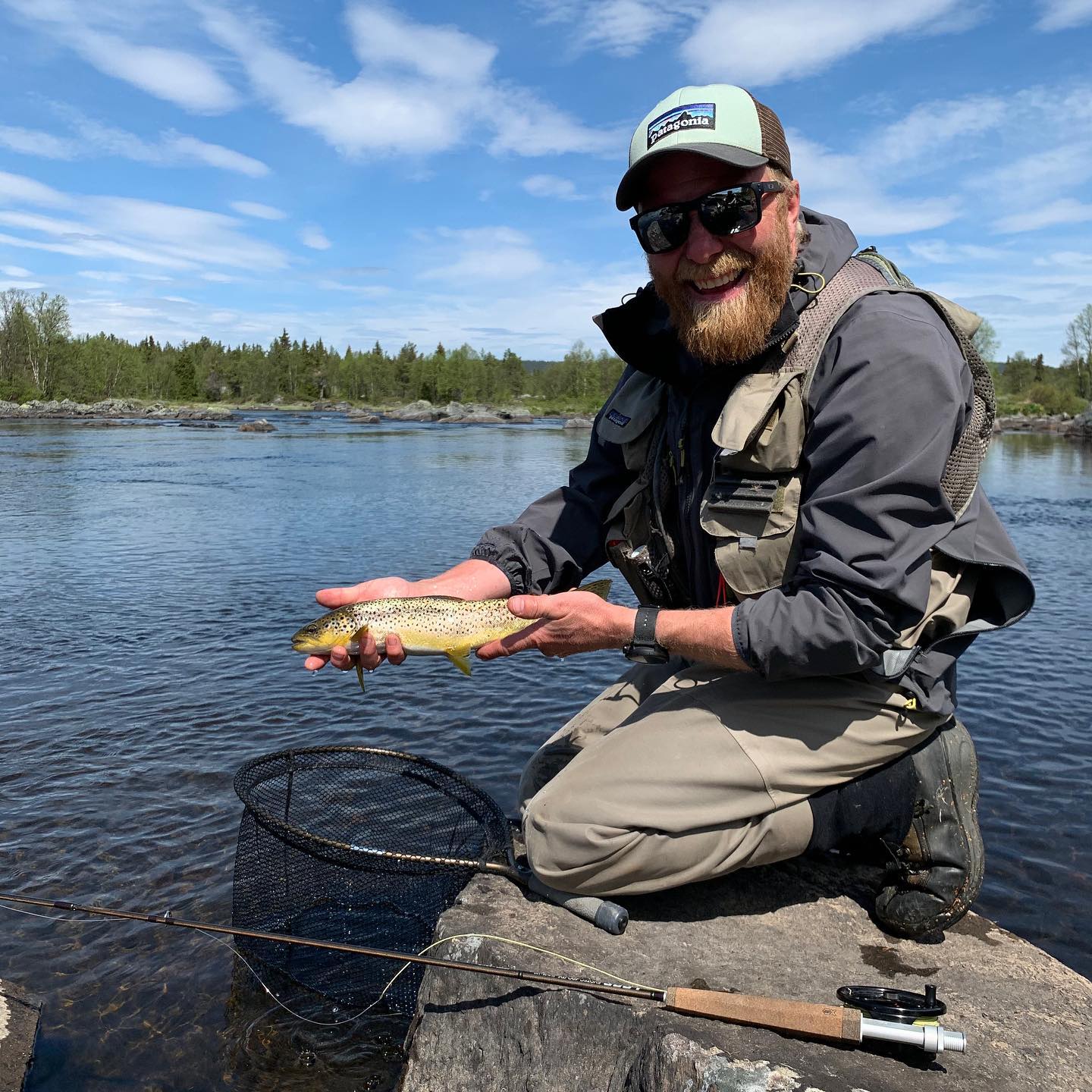 Fisking i Tisleia i Valdres