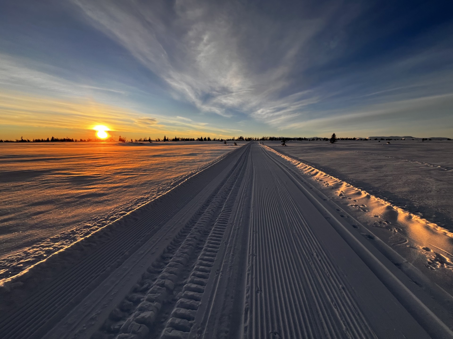 Breiset Solnedgang Valdres